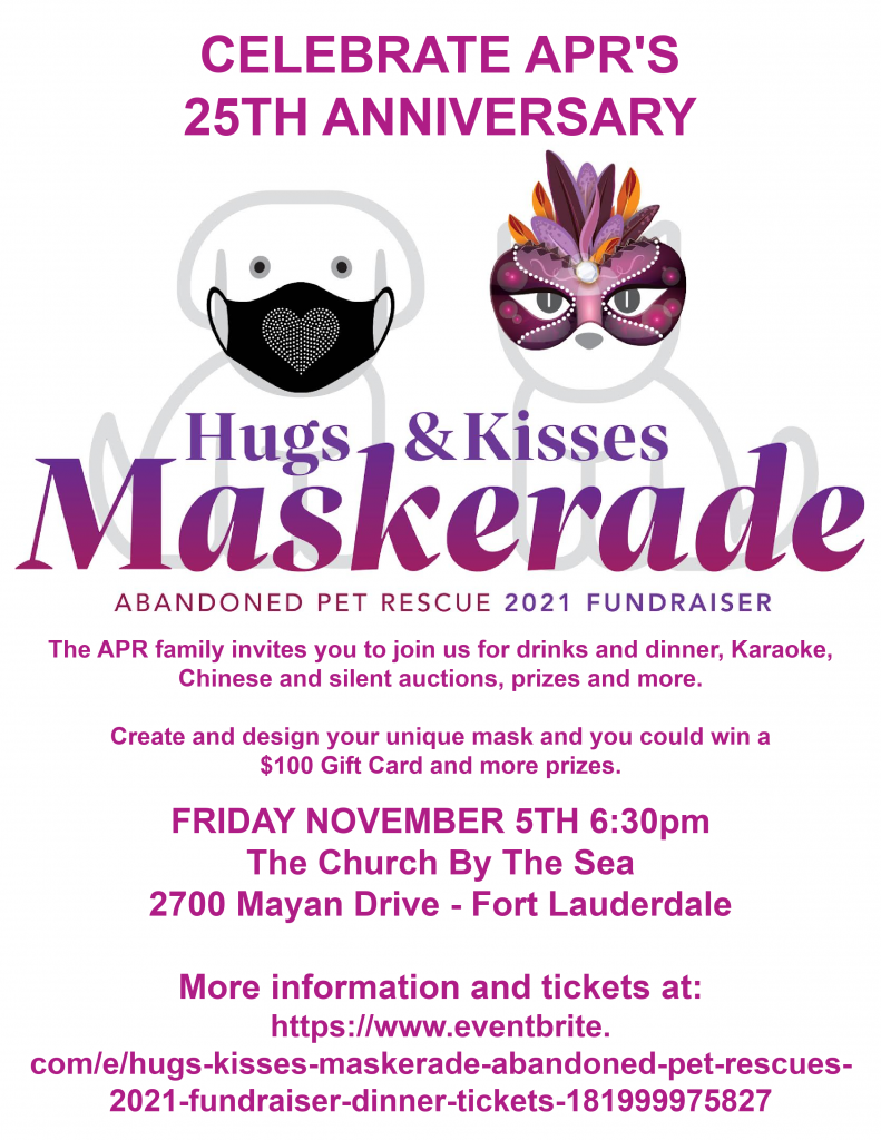 HUGS & KISSES MASKERADE (11/5) @ Church By The Sea | Fort Lauderdale | Florida | United States
