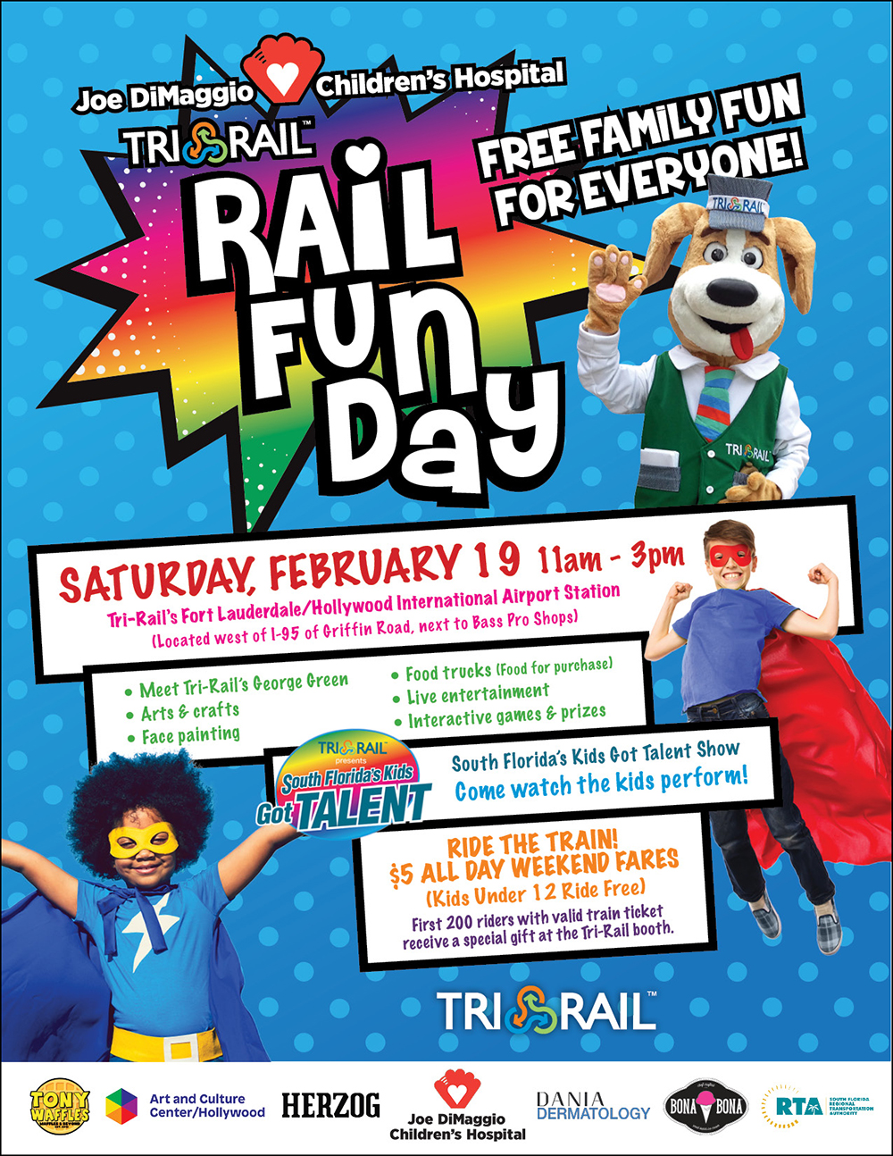 RAIL FUN DAY (2-19-22) @ Tri Rails Fort Lauderdale Airport Station | Dania Beach | Florida | United States