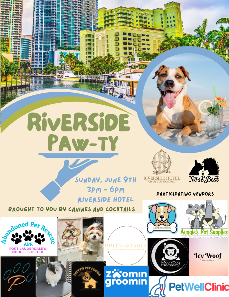 RIVERSIDE PAW-TY (6/9) @ RIVERSIDE HOTEL | Fort Lauderdale | Florida | United States